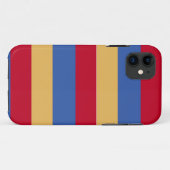 Rood, blauw en Oranje iPhone 5 Hoesje (Achterkant (horizontaal))