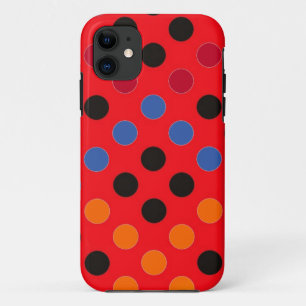 Rood, blauw en Oranje iPhone 5 Hoesje