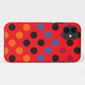 Rood, blauw en Oranje iPhone 5 Hoesje (Achterkant (horizontaal))