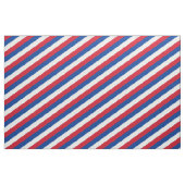 Rood, blauw en wit gestreepte patroon stof (Yard (91,4 cm))