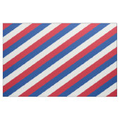 Rood, blauw en wit gestreepte patroon stof (Fat Quarter)