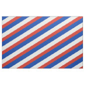 Rood, blauw en wit gestreepte patroon stof (Fat Quarter)