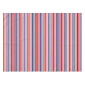 Rood, blauw en wit streepjespatroon tafelkleed (Voorkant (Horizontaal))