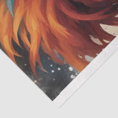 Rood Blauw Enge Halloween Circus Clown Decoupage Tissuepapier (Detail)