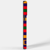 Rood Blauw Geel Groen Strepen Case-Mate iPhone Case (Achterkant / Rechts)