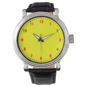 Rood / Blauw / Geel Horloge