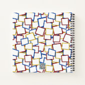 Rood Blauw Geel Notities Bullet Journal Notitieboek (Achterkant)