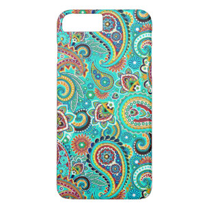 Rood Blauw Geel Paisley Case-Mate iPhone Case
