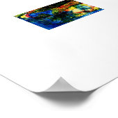 Rood, blauw, geel. poster (Hoek)