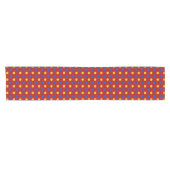 Rood Blauw Geel Stippen Design  Korte Tafelloper (Horizontaal)