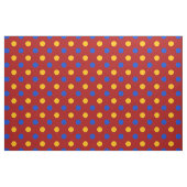 Rood Blauw Geel Stippen Design Stof (Fat Quarter)