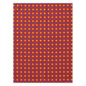 Rood Blauw Geel Stippen Design  Tafelkleed (Voorkant)