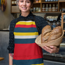 Rood Blauw Geel Uniform Strepen