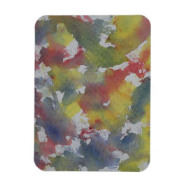 Rood Blauw Geel Waterverf Magneet