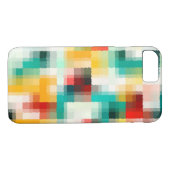Rood Blauw Geel Wit Abstract Patroon Case-Mate iPhone Case (Achterkant (Horizontaal))