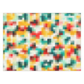 Rood Blauw Geel Wit Abstract Patroon Tafelkleed (Voorkant (Horizontaal))