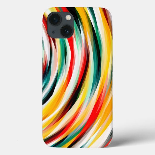 Rood Blauw Geel Zwart Case-Mate iPhone Case (Achterkant)