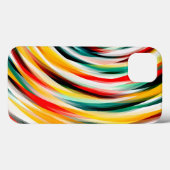 Rood Blauw Geel Zwart Case-Mate iPhone Case (Achterkant (horizontaal))