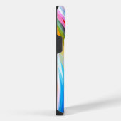 Rood Blauw Geel Zwart iPhone Hoesje (Rechterkant)