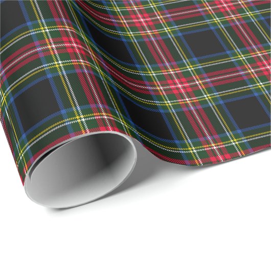 Rood & Blauw geruit inpakpapier (Rol Hoek)