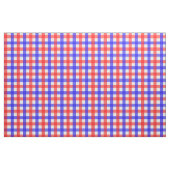 Rood Blauw Gingham Plaid Patroon Stof (Yard (91,4 cm))