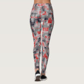 Rood blauw grijs wit leggings (Achterkant)