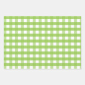 Rood blauw groen Gingham Gift Wrap Bladen Inpakpapier Vel (Voorkant 3)