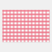 Rood blauw groen Gingham Gift Wrap Bladen Inpakpapier Vel (Voorkant 2)