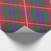 Rood, blauw, groen, met wit gele accenten cadeaupapier (Hoek)