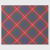 Rood, blauw, groen, met wit gele accenten cadeaupapier (Vlak)