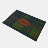Rood Blauw Groen Tartan Plaid Schots Plaid Doorma Deurmat (Schuin)