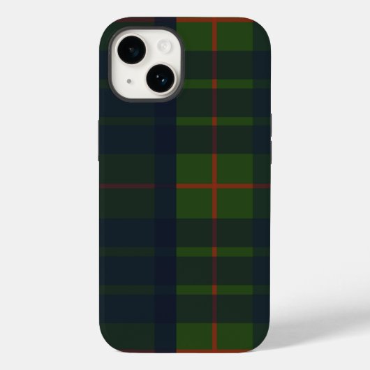Rood Blauw Groen Tartan Schotse Plaid Case-Mate iPhone Case (Achterkant)
