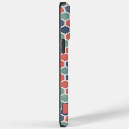  Rood Blauw Groen Zeshoek Geometrisch Case-Mate iPhone Case (Achterkant / Rechts)