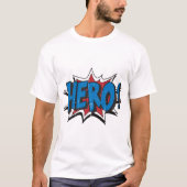 Rood & Blauw  Hero Graphic Super Heroes CLI T-shirt (Voorkant)