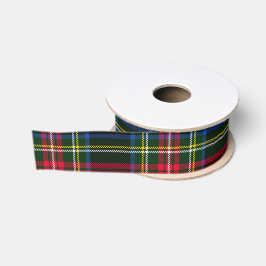 Rood & Blauw Karo Grosgrain Lint