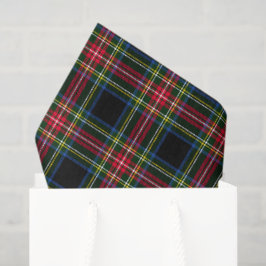 Rood & Blauw Karo Tissuepapier