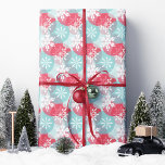 Rood Blauw Kerstmis Sneeuwvlokken Cadeaupapier<br><div class="desc">Maak uw kerstcadeaus schitteren met deze feestelijke rode, blauwe en witte kerst sneeuwvlokken inpakpapier. Met een ingewikkeld patroon van overlappende sneeuwvlokken in vet rood en koel blauw, voegt dit inpakpapier een levendige toets toe aan elk cadeau. Ideaal voor vakantiefeesten, familiebijeenkomsten of het toevoegen van een pop kleur onder de boom,...</div>