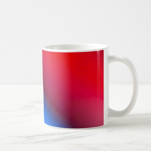 Rood Blauw Koffiemok (Rechts)