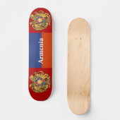Rood blauw Oranje skateboard (Voorkant)