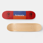 Rood blauw Oranje skateboard (Horizontaal)