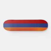 Rood blauw Oranje skateboard (Horizontaal)