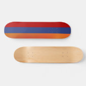 Rood blauw Oranje skateboard (Horizontaal)