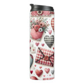 ROOD & BLAUW PATCHWORK VALENTIJN HARTEN & LIEFDE N THERMOSBEKER (Geroteerd rechts)