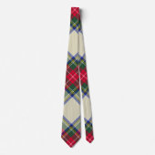 Rood Blauw Plaid Kerst stropdas (Voorkant)