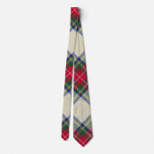 Rood Blauw Plaid Kerst stropdas (Achterkant)