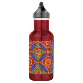 Rood Blauw Rustieke Kleurrijke Cirkel Egypte Art P Waterfles (Rechts)