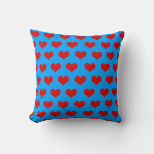 Rood Blauw Schattige Gezellig Modern Romantisch Ch Kussen