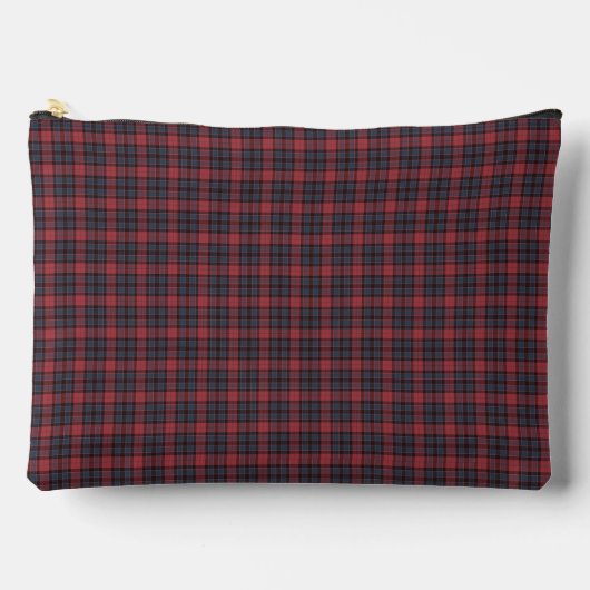 Rood Blauw Schotse Ruit Patroon Etui (Voorkant)