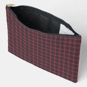 Rood Blauw Schotse Ruit Patroon Etui (Open)
