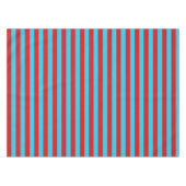 Rood Blauw Strepen Design Tafelkleed (Voorkant (Horizontaal))